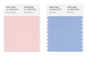 2016 Pantone Rose Quartz and Serenity