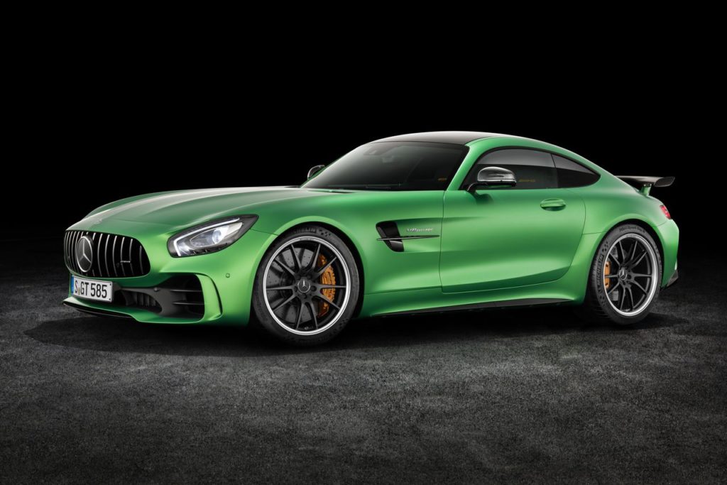 Green Mercedes Benz