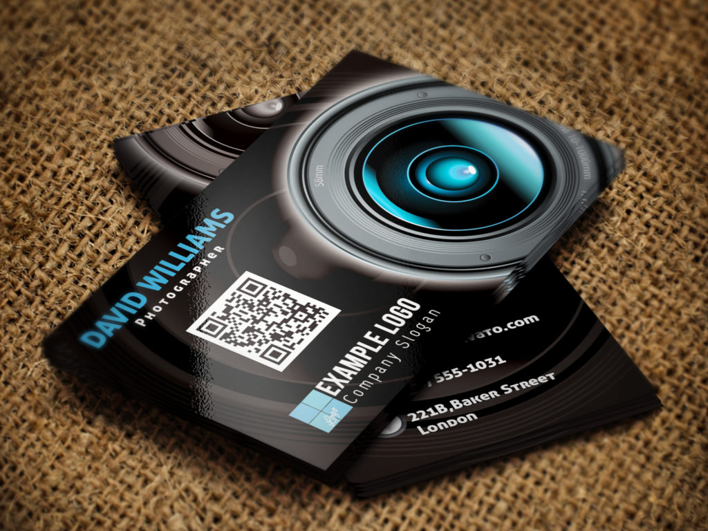 Business Card with QR Code