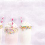 Ice Cream Milkshakes with Sprinkles